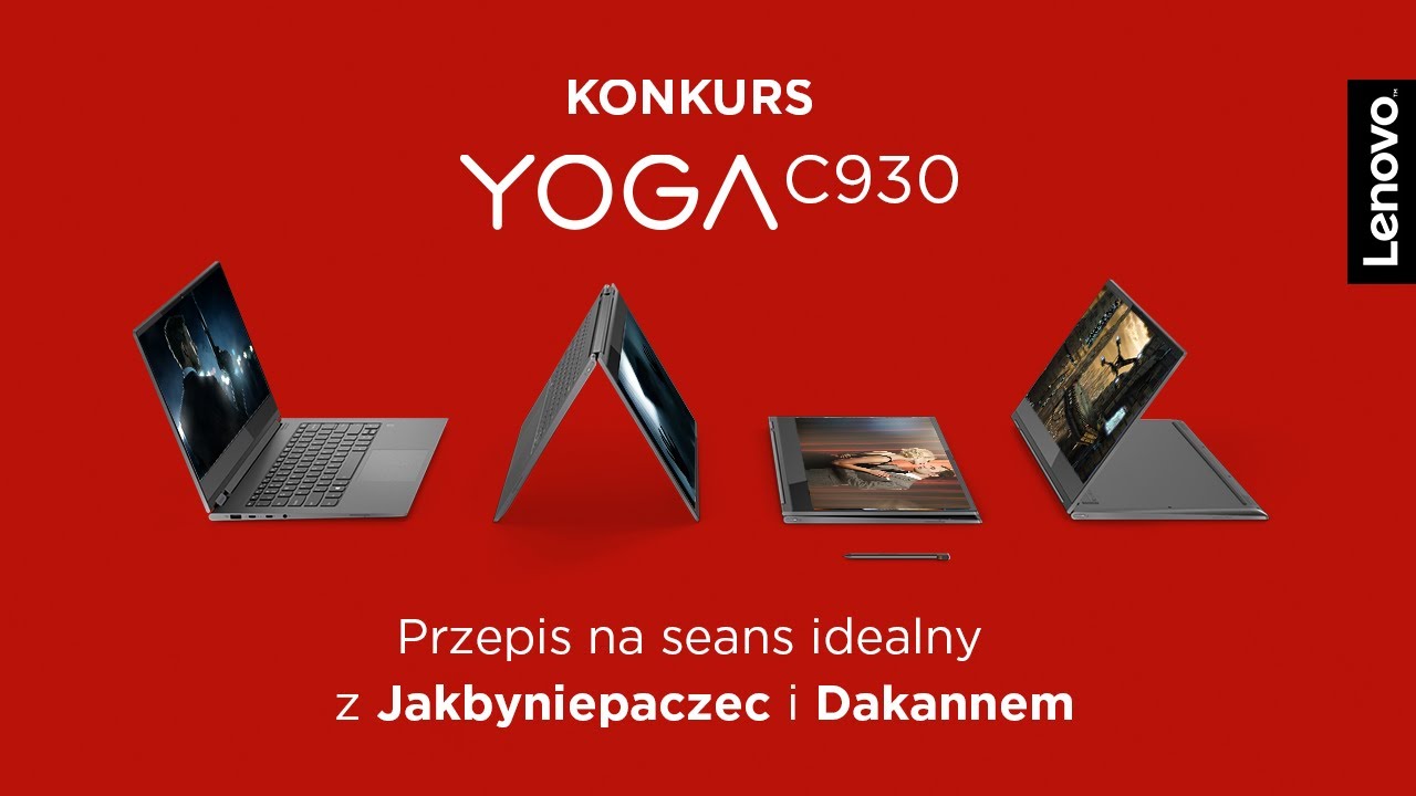 Lenovo Yoga C930 przedstawia: przepis na seans idealny