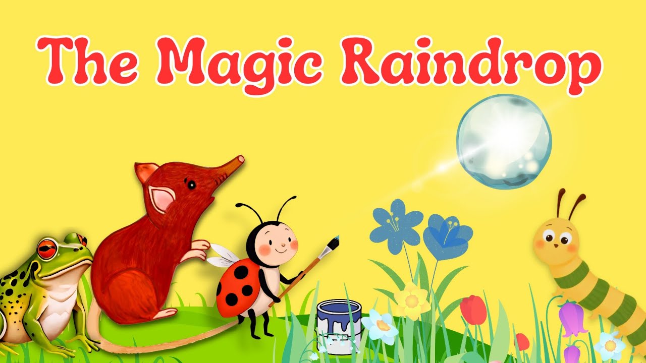 The Magic Raindrop - a quiet time story about a whimsical forest creature and friends