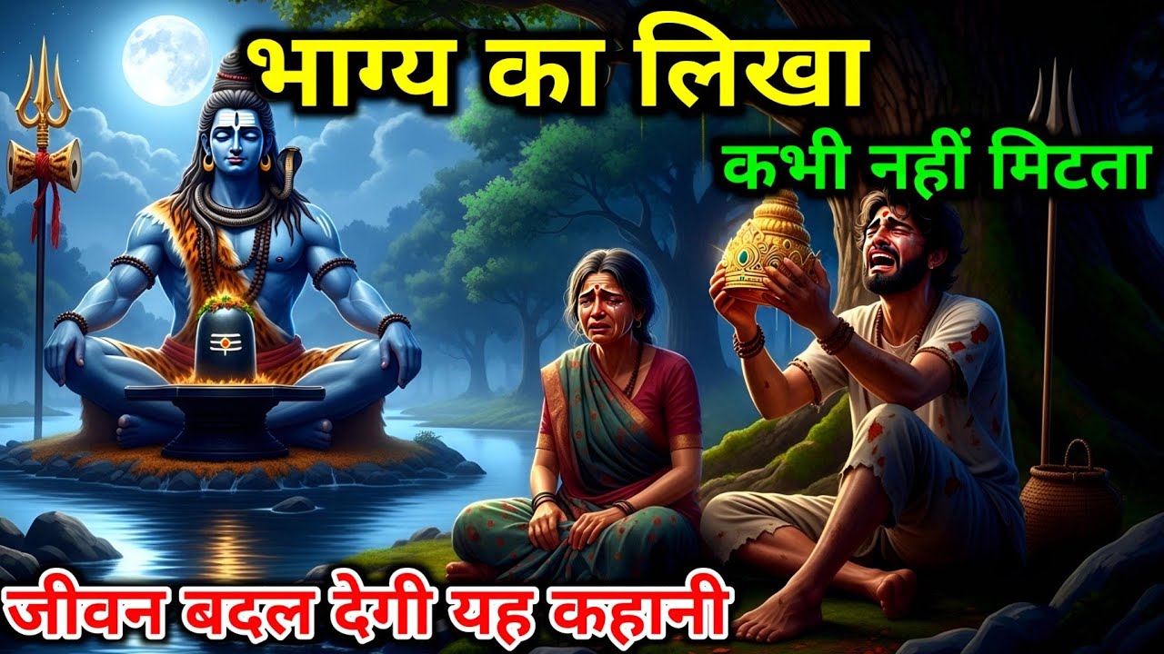 भाग्य का लिखा कोई नहीं बदल सकता | hindi kahani | Mahadev  motivation story | dharmik Kahani