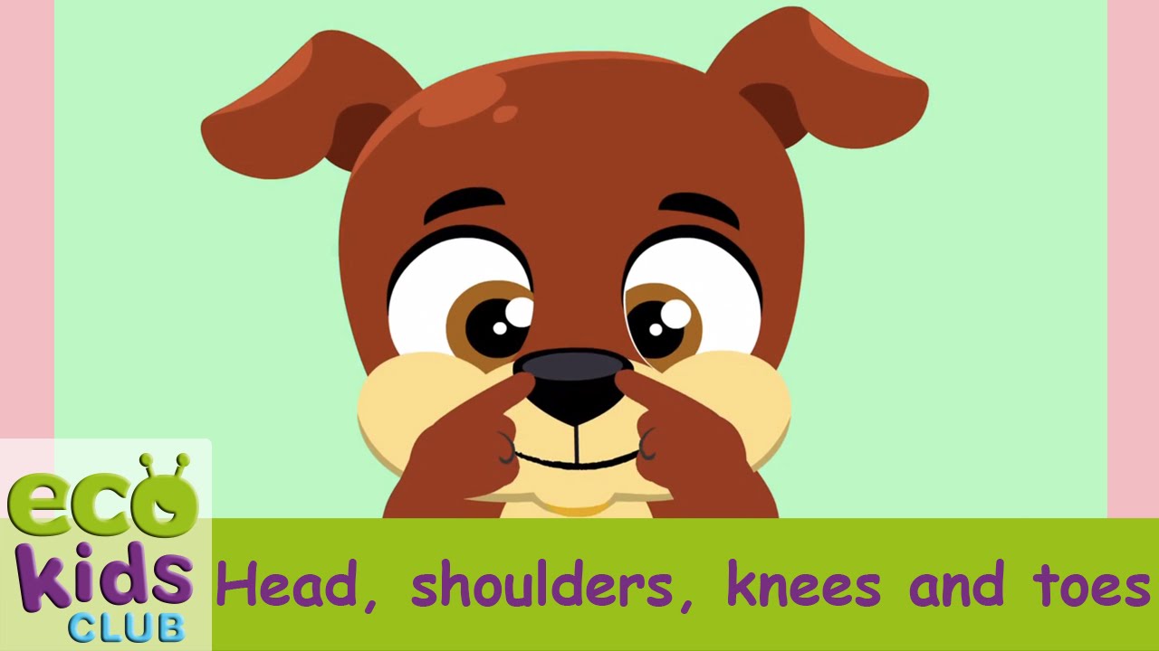 Head, shoulders, knees and toes from EcoKids Club - Children Nursery Rhyme - Kids Songs