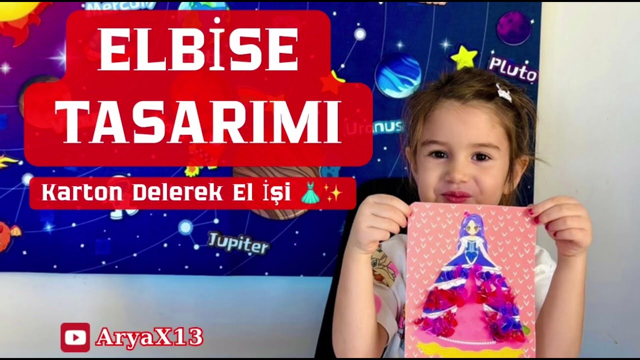 El İşi Zamanı: Karton Delerek Renkli Elbise Tasarımı 👗✨ (Çocuklar İçin Eğlenceli Aktivite)