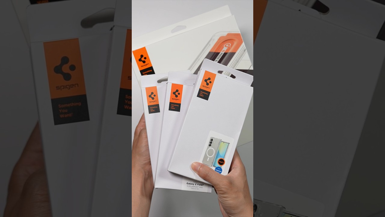 Galaxy Z Fold7 Cases and Screen Protector from Spigen!