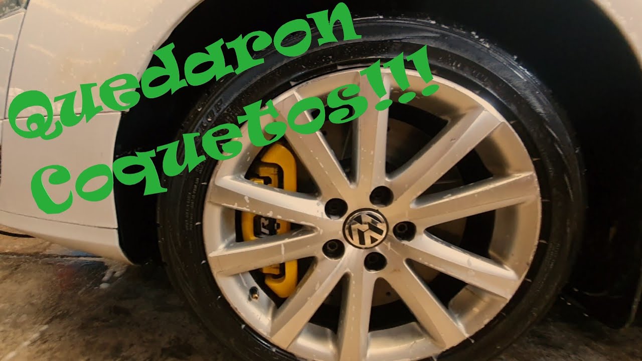 Instalando Calipers y discos perforados del Passat R36,  Team Pollo!! Feat @CesarFlowers