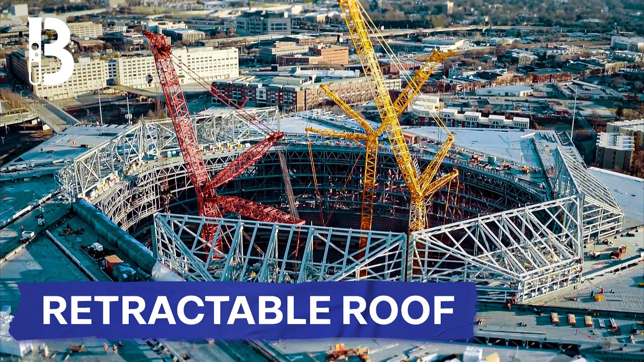 How the Mercedes-Benz Stadium's Iconic Roof Was Build | Blueprint