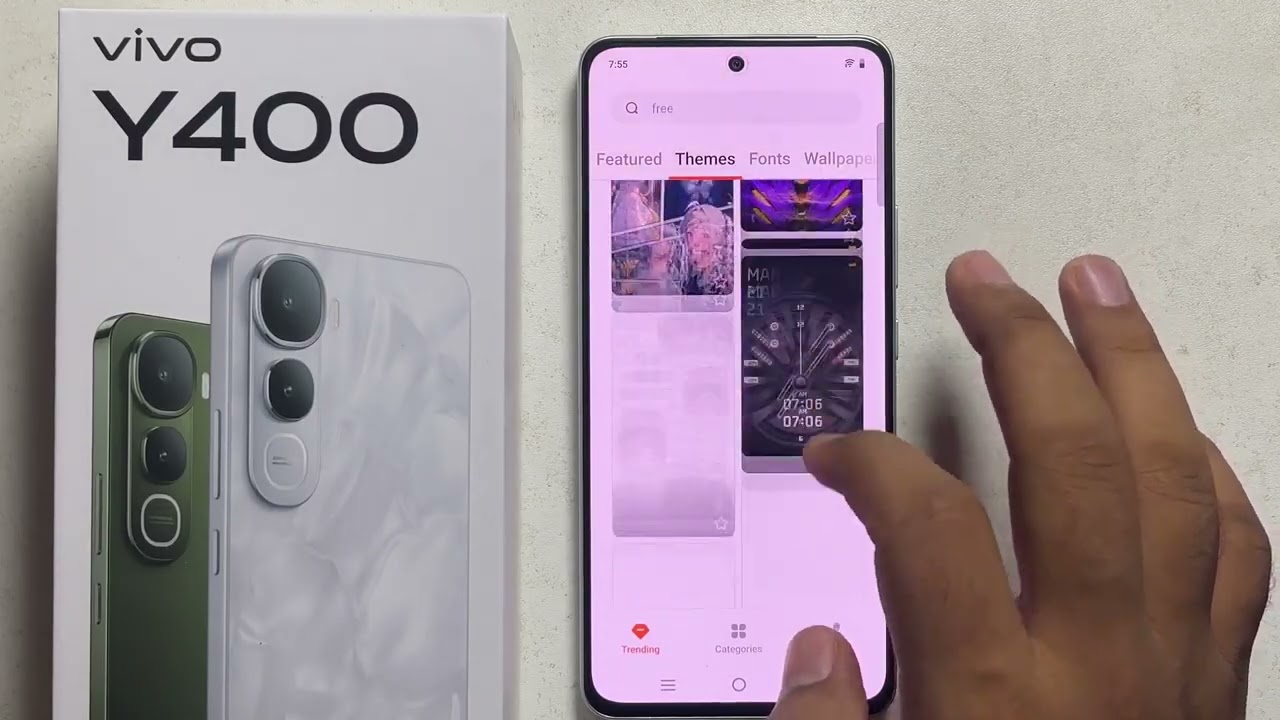Vivo Y400: Как применить пользовательскую тему