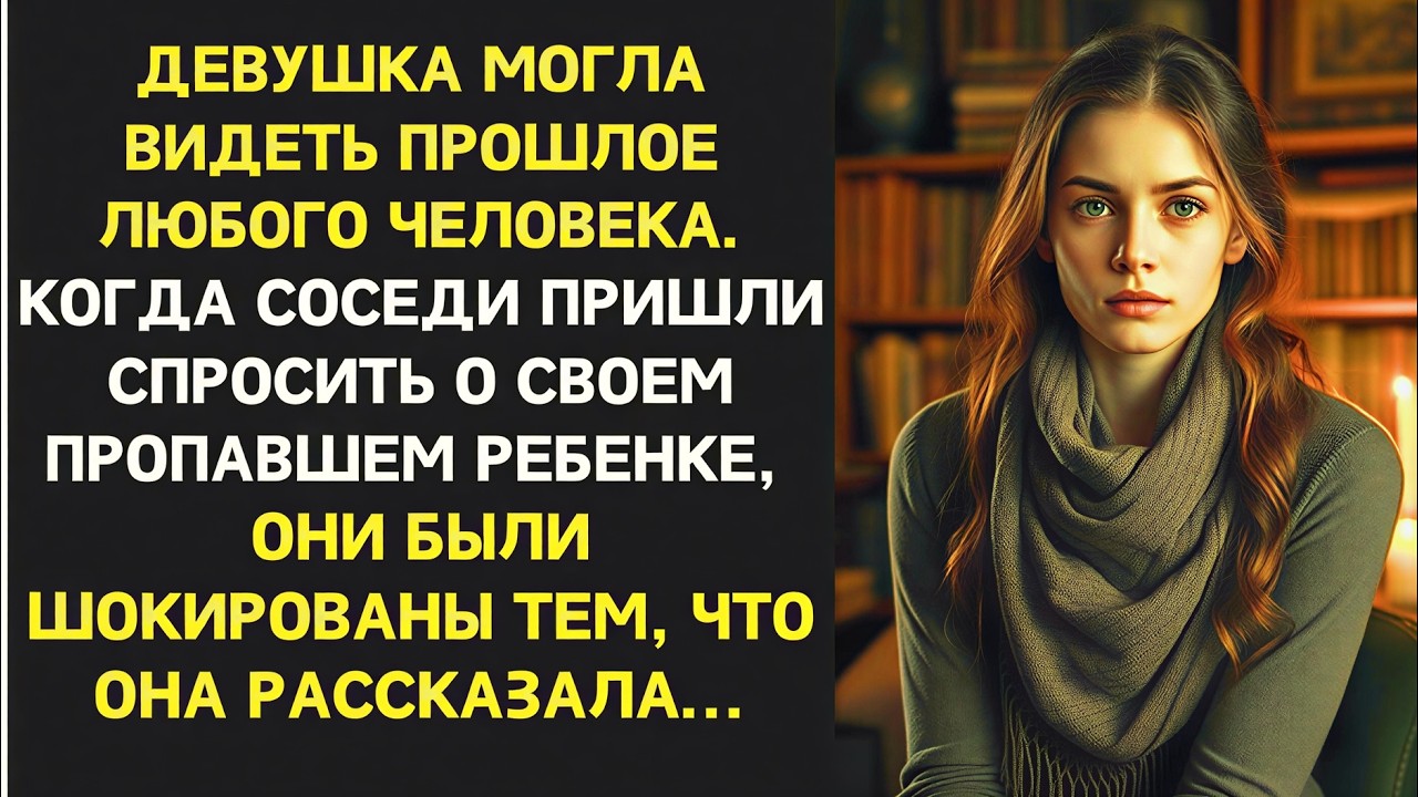 Девушка видела прошлое людей… Когда соседи спросили о пропавшем ребёнке — её ответ шокировал всех