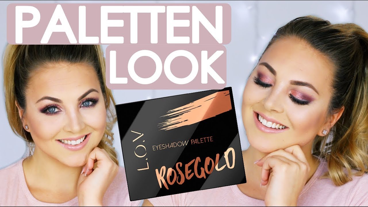 KRASSE Drogerie Lidschattenpalette  - LOV ROSEGOLD PALETTENLOOK 💕