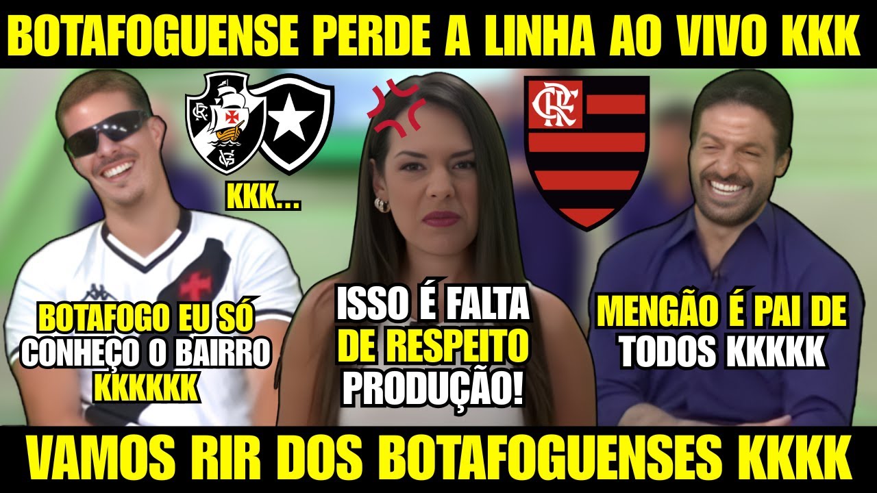 VIRALIZOU NA IMPRENSA! FERNANDA SURTA AO VIVO COM VASCAINO APÓS DERROTA l VENE NÃO PERDOA KKK
