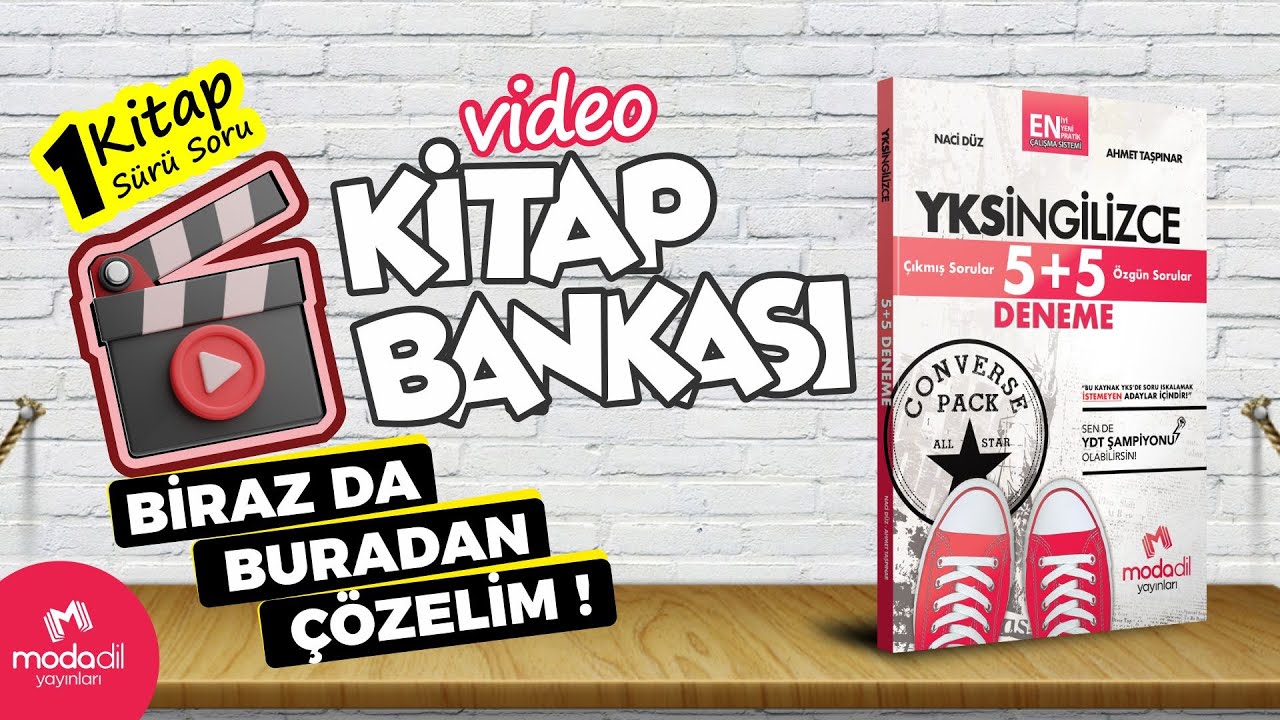 2024 YKS-DİL Video Kitap Bankası - Converse Pack 5+5 Deneme Seti