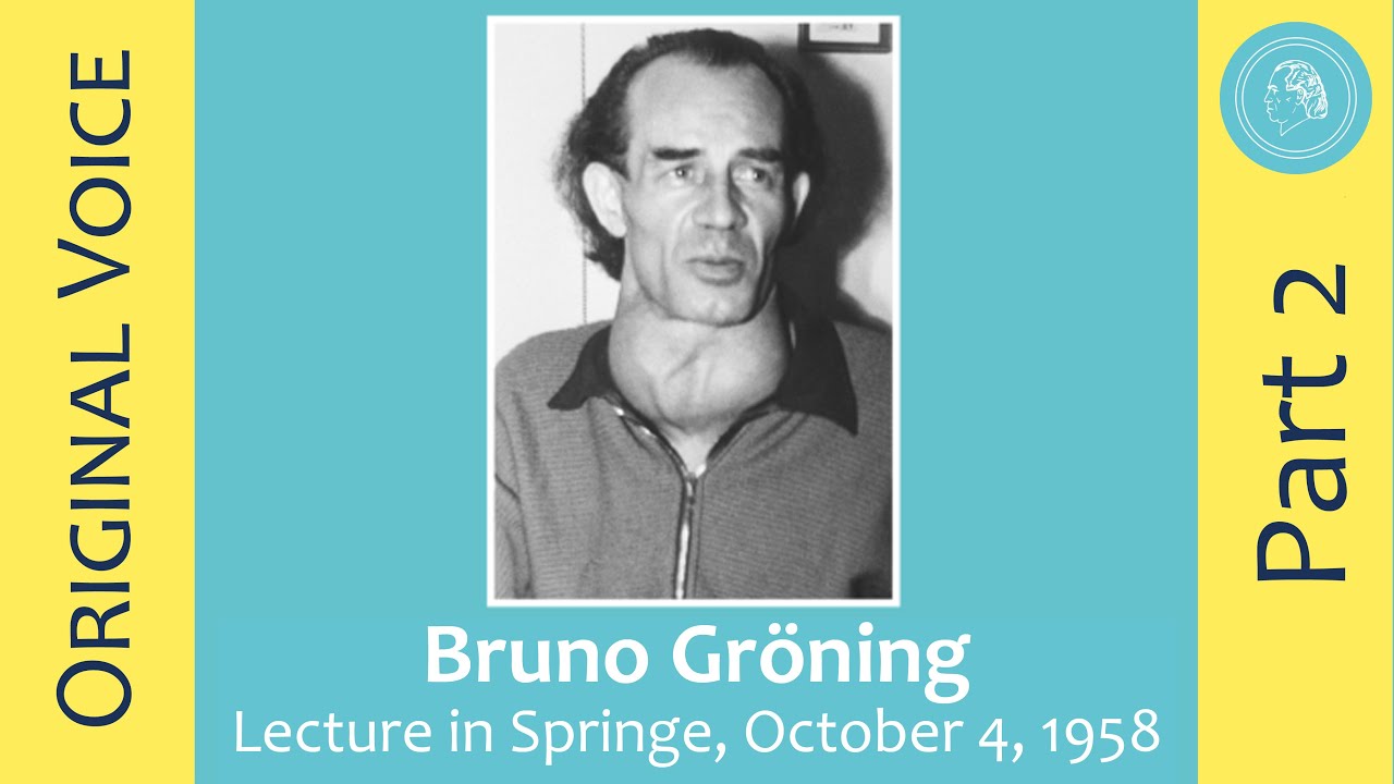 Bruno Gröning - Lecture in Springe, October 4, 1958 - Part 2