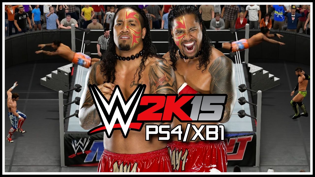 WWE 2K15 PS4/XB1 - The Usos Get Crazy! Stereo Suicide Dive OMG's!