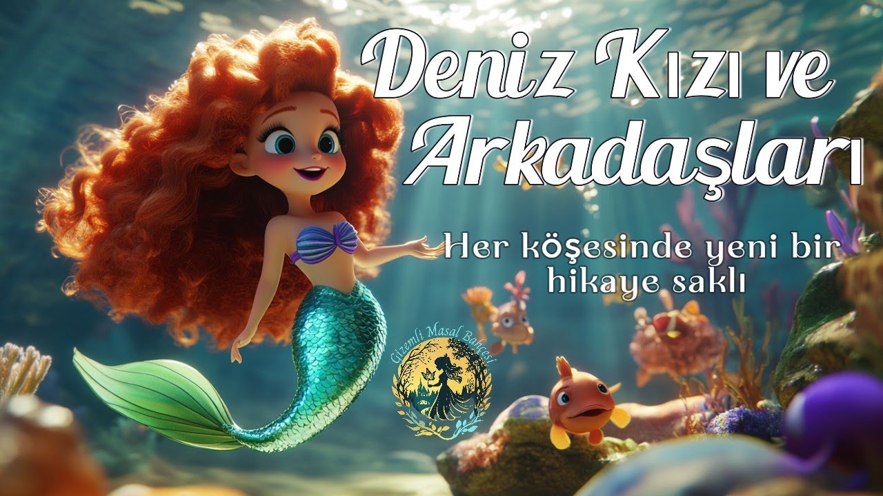 Çocuk Masalı - 🧜‍♀️Deniz Kızı ve Arkadaşları🐚
