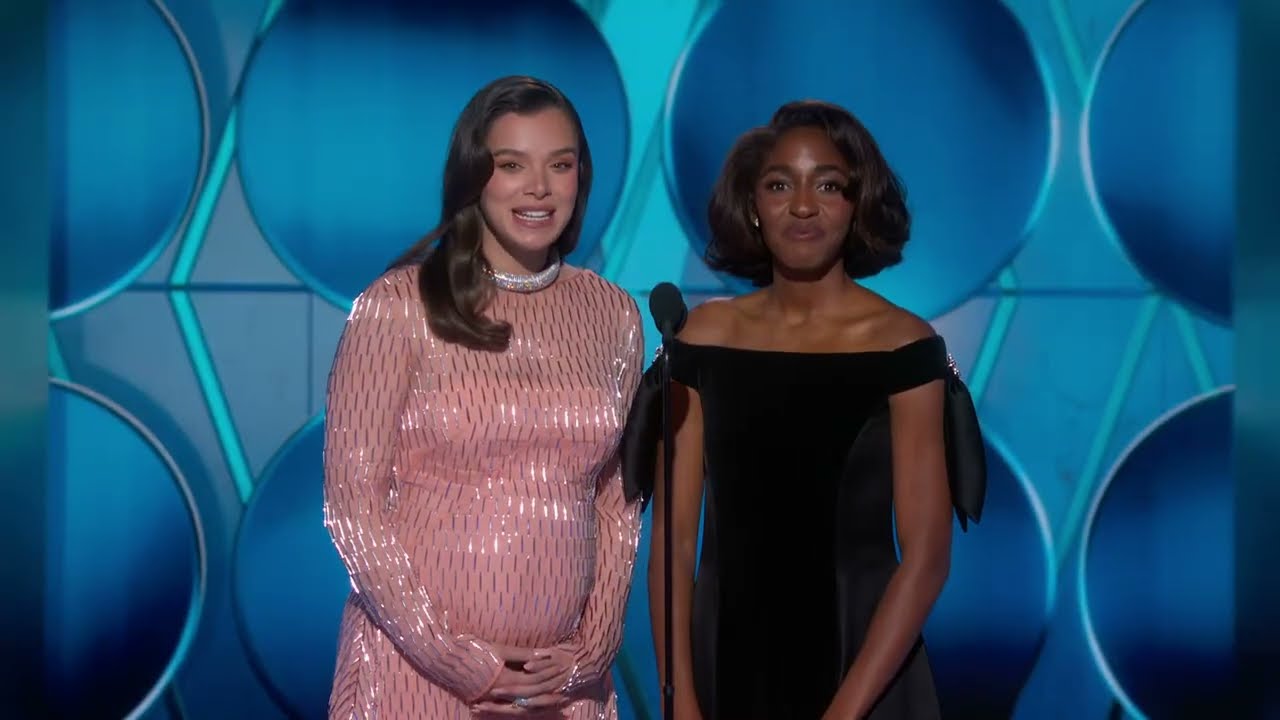 Ayo Edebiri & Hailee Steinfeld present Best Limited/Anthology Series or TV Movie| 83rd Golden Globes