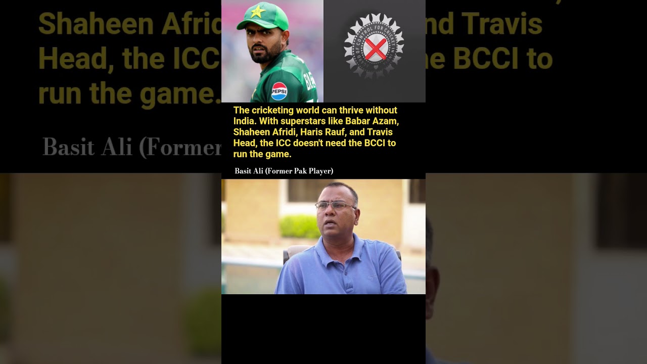 Basit Ali: No Need for BCCI to Run World Cricket 