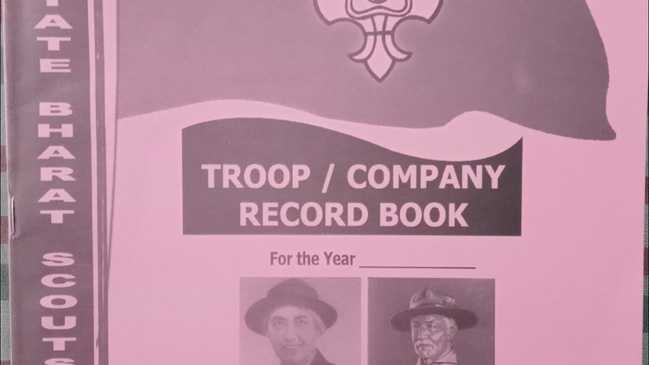 How to write Troop or Company Record Books #OSBSG#bsgindia #scouting 