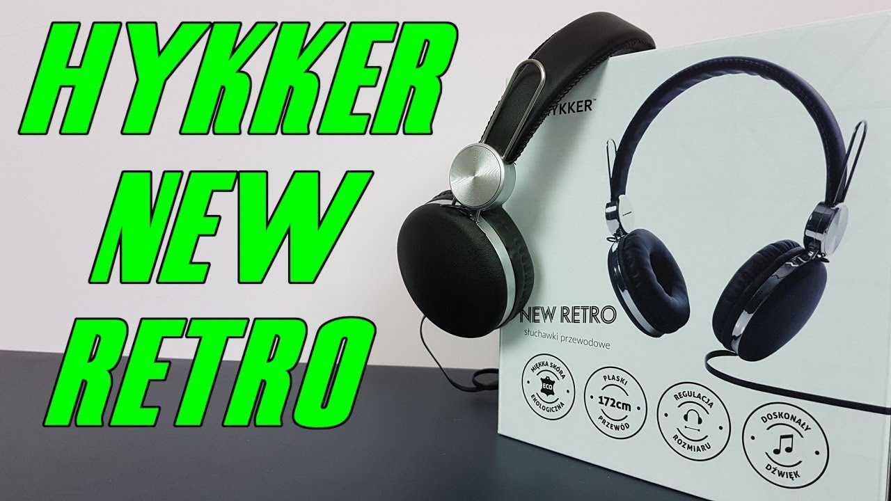 Hykker New Retro (słuchawki) - test, recenzja, review słuchawek z Biedronki!