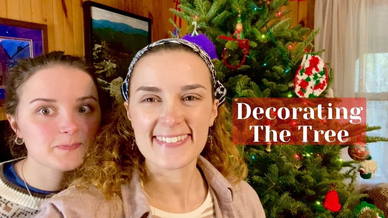 Decorating our Christmas Tree