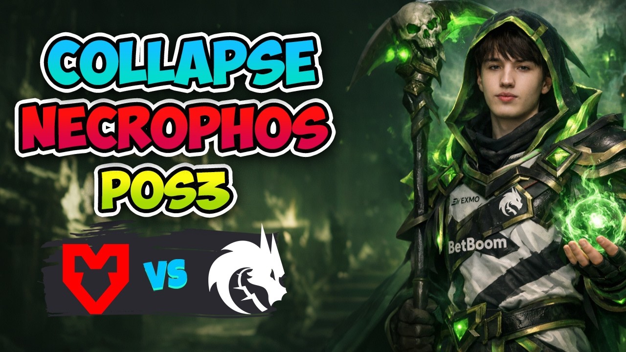 Collapse NECROPHOS pos3! Spirit vs MOUZ - DreamLeague Season 28