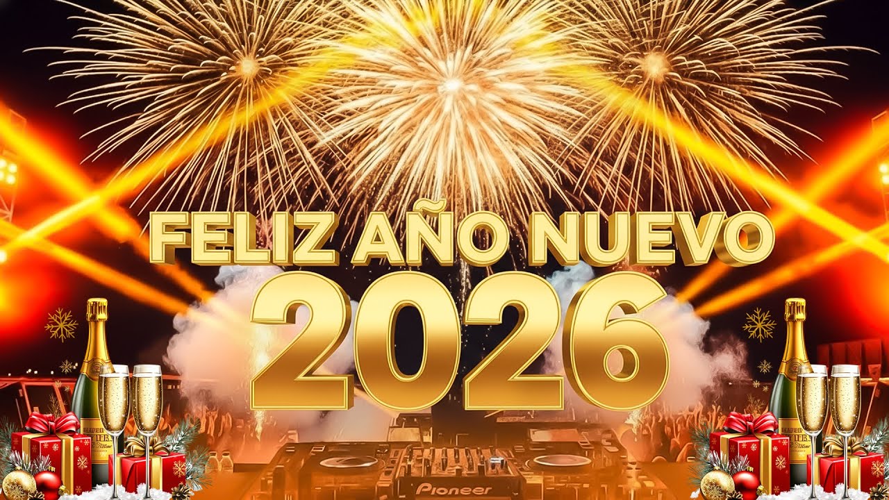 FELIZ A&Ntilde;O NUEVO 2026 🎉🥂 Las Mejores Canciones Para Brindar Y Celebrar