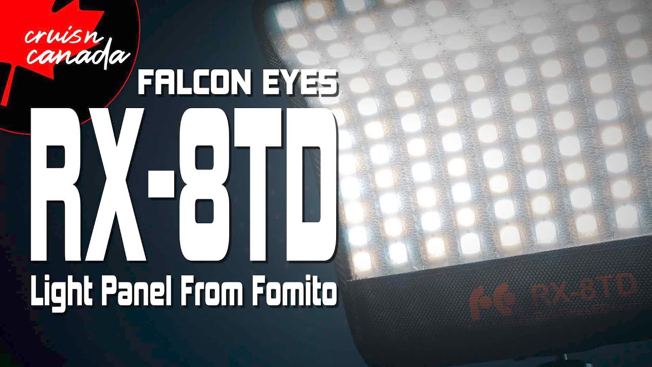 Fomito Falcon Eyes RX 8TD LED | Perfect Youtube Light?  Our Review