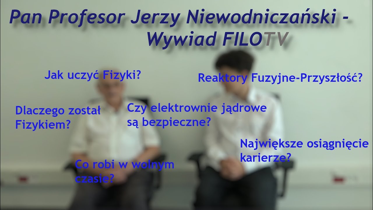 Profesor Jerzy Niewodniczański:„Ja nie rozumiem ludzi których nie interesuje fizyka” - Gość FILOTV