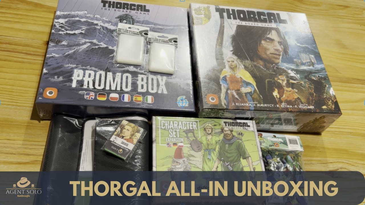 Распаковка Thorgal All-In Gamefound Edition