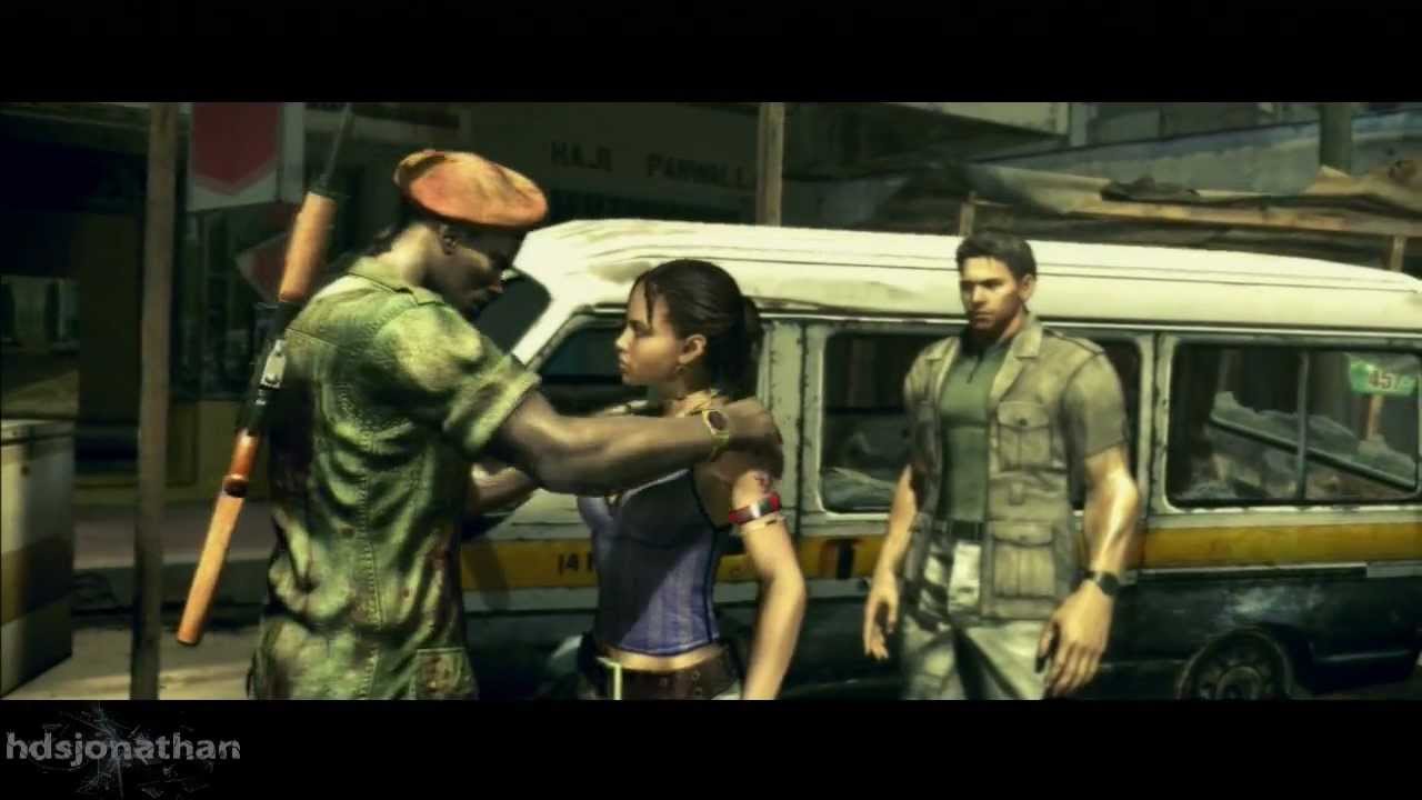 Resident Evil 5 Walkthrough -Part 1- Chapter 1-1 Civilian Checkpoint - All Treasures & BSAA Emblems