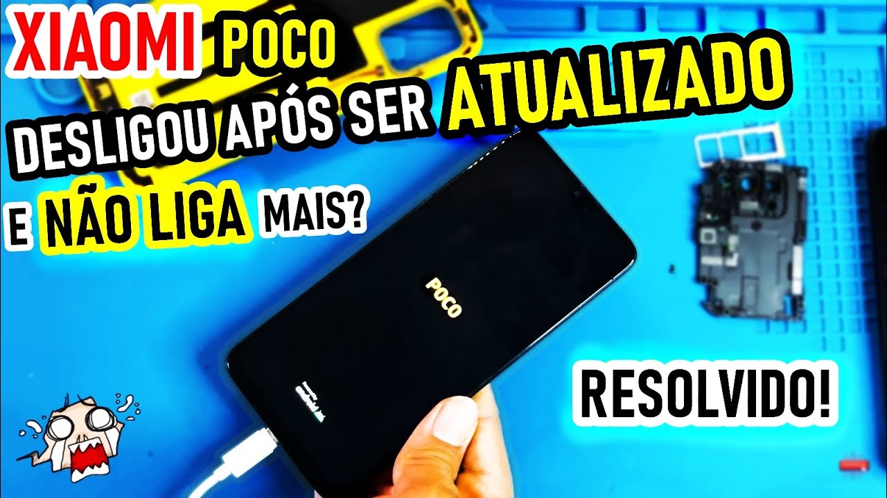 CELULAR XIAOMI POCO nao liga, desligou e nao liga mais apos ATUALIZAÇAO M3, C3, X3, F3. RESOLVIDO!