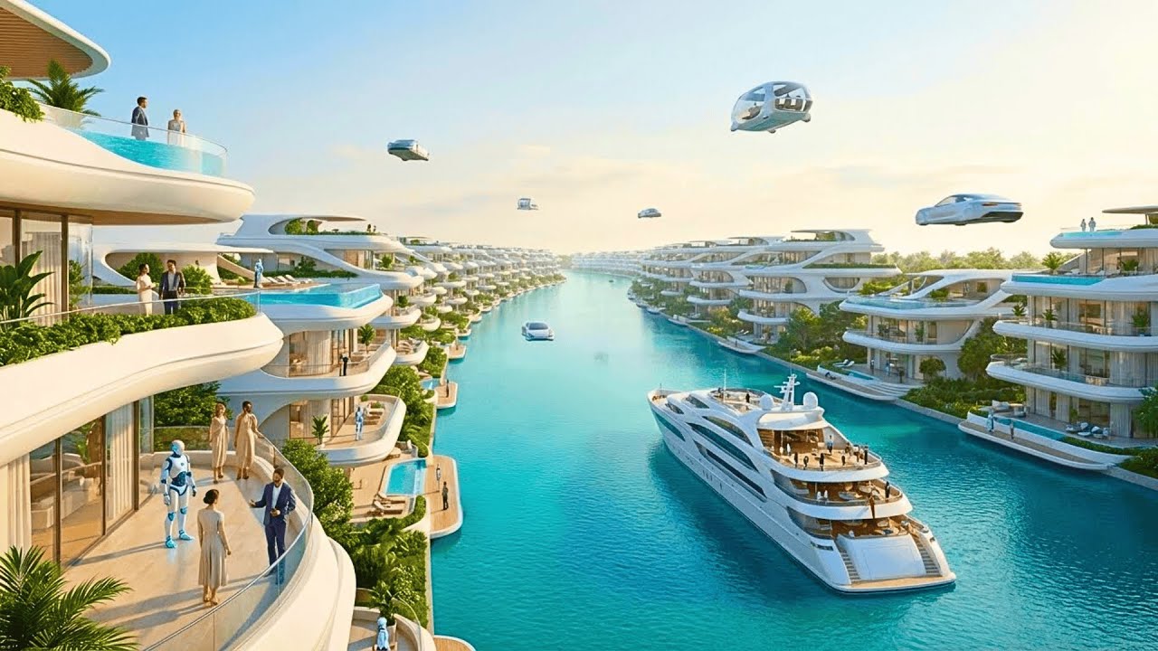 Is This What Future Cliffside Cities Will Look Like?! | NeoFuture City