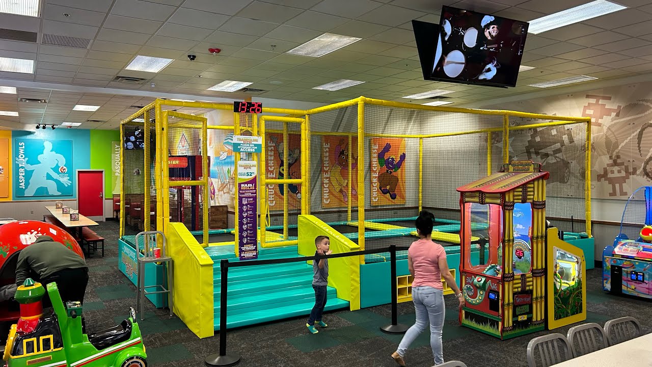 Chuck E. Cheese Kendall FL. UPDATED TOUR! 2.0 Giant Claw Machine + Trampoline Zone! (2024)