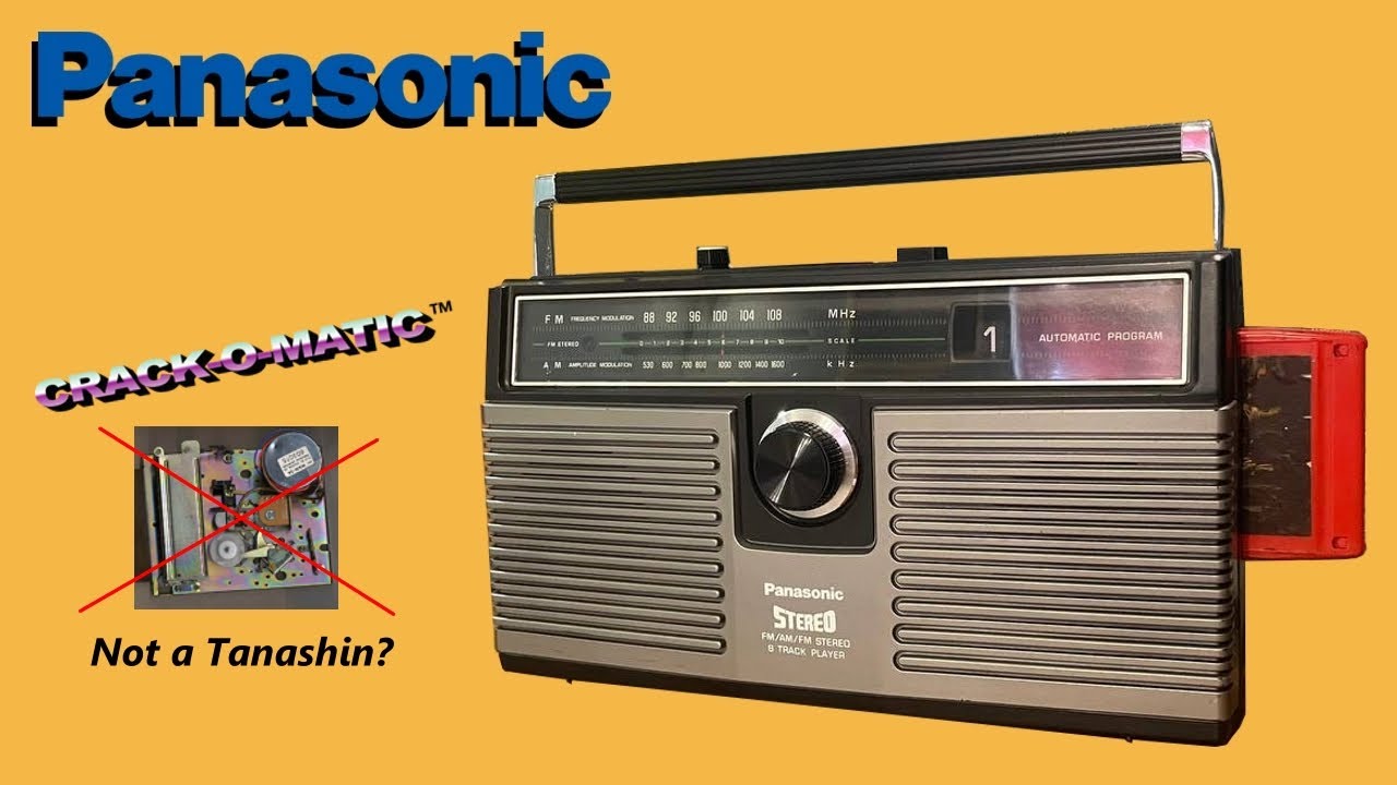 Ремонт портативного 8-дорожечного плеера и радиоприемника Panasonic модели RS-836A