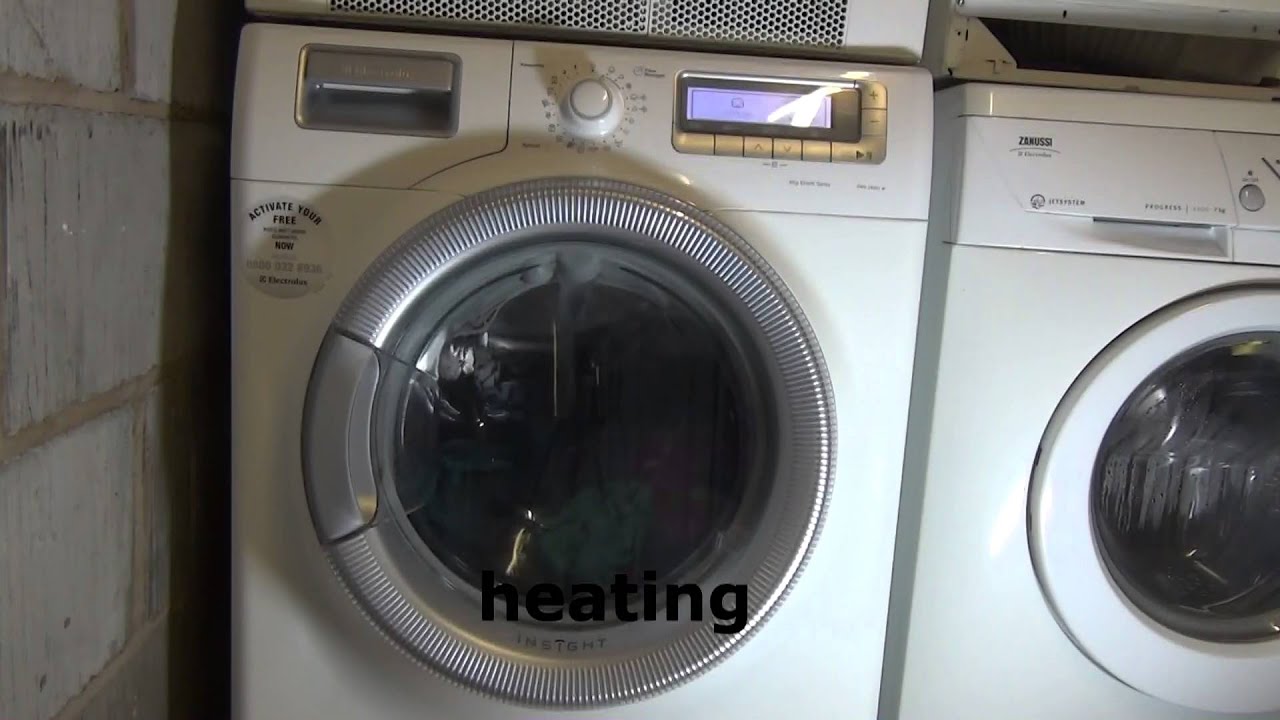 Electrolux Insight Time Manager EWN14991W : Cotton Prewash + Night cycle (pt 1 of 4)