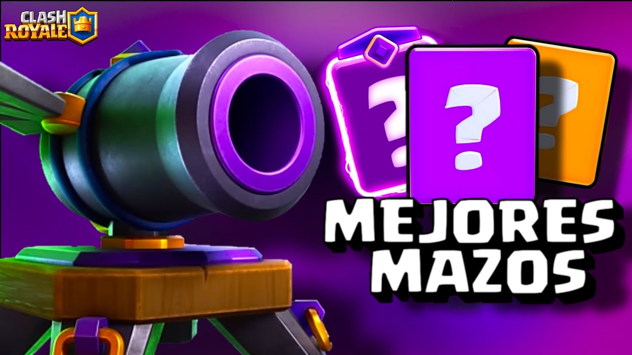 LOS 5 MEJORES MAZOS CON EL CAÑON EVOLUCIONADO | CLASH ROYALE TEMPORADA 65