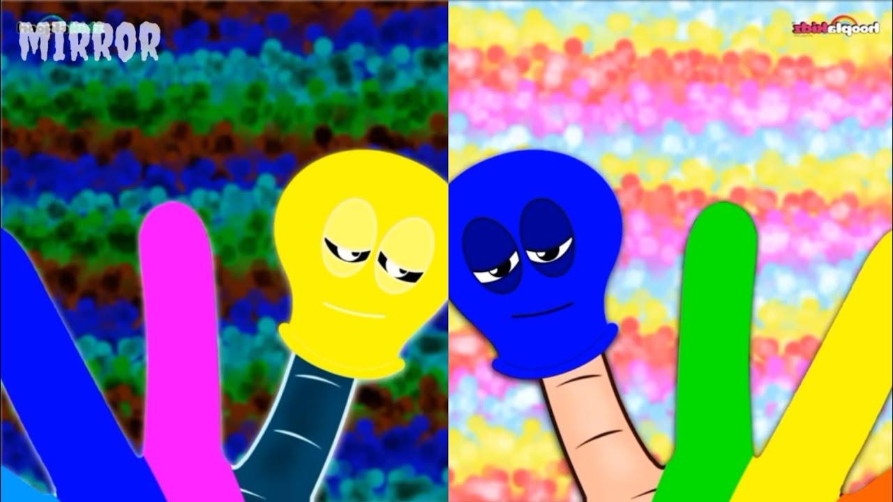 Blue Finger  Blue Finger Song Effects__Balloon Finger Family Effects__Finger Family