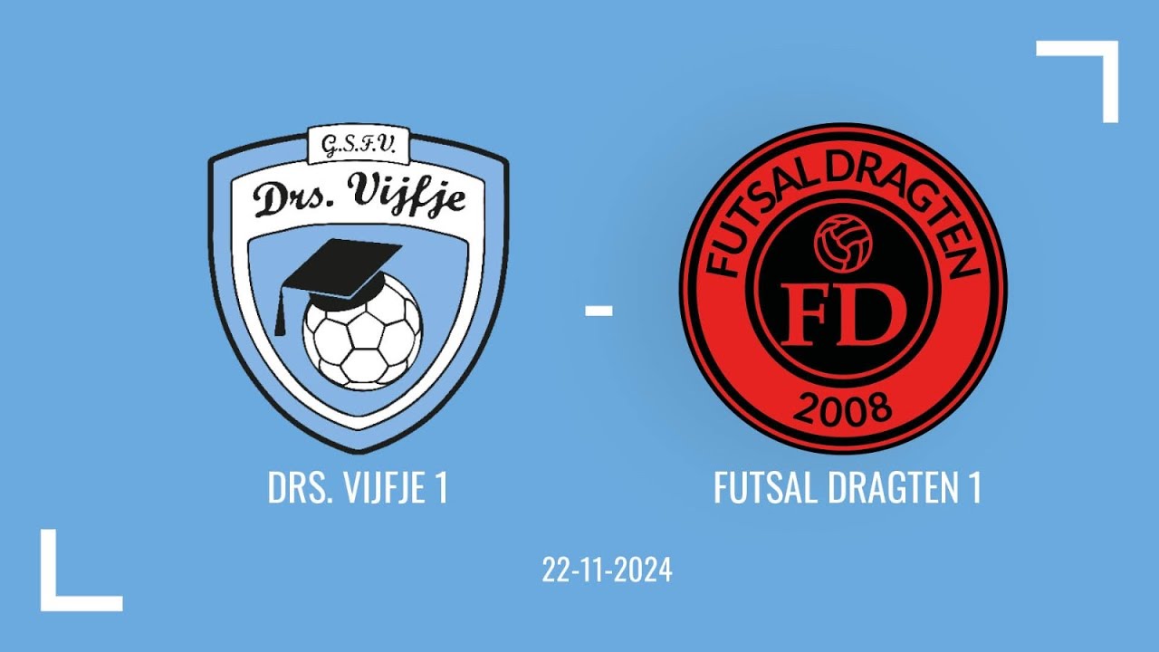 Drs. Vijfje 1 - Futsal Dragten 1 (22-11-2024)