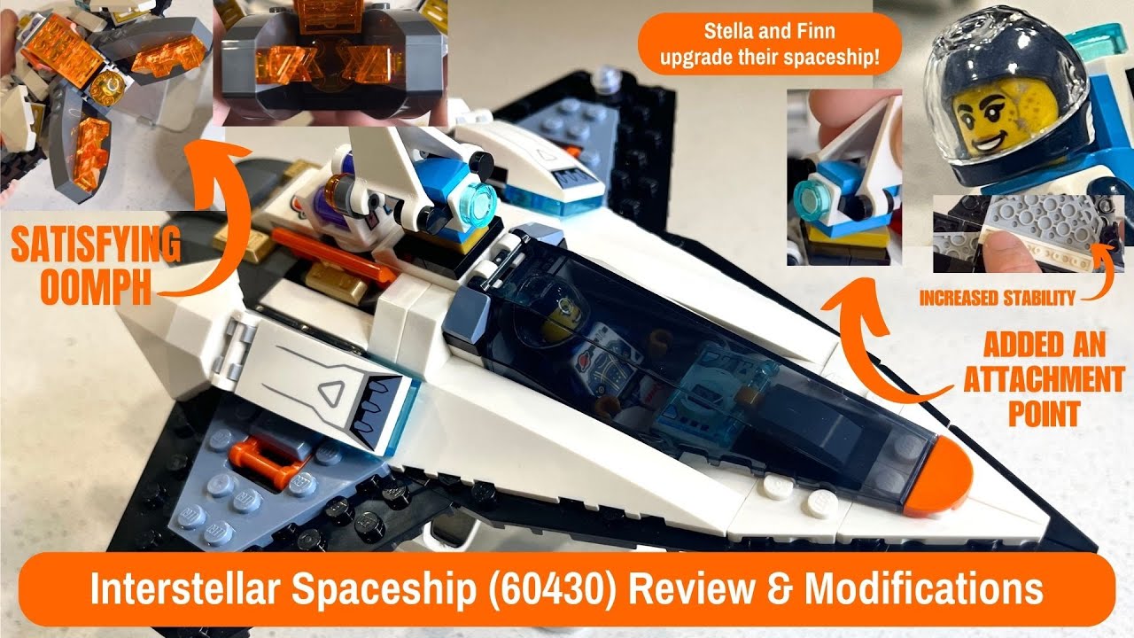 Stella Mods Her Interstellar Spaceship! - Lego 60430 Set Review and Modifications