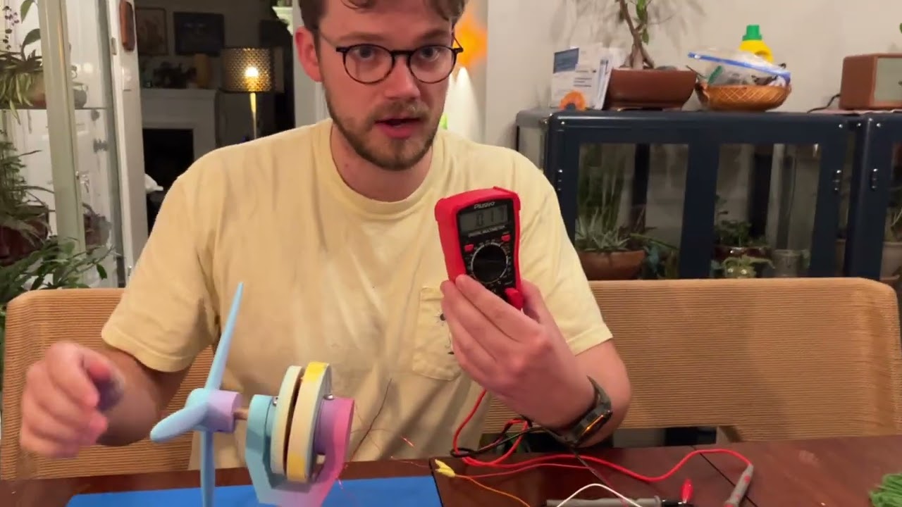 MAE535 Axial Flux Generator Demo