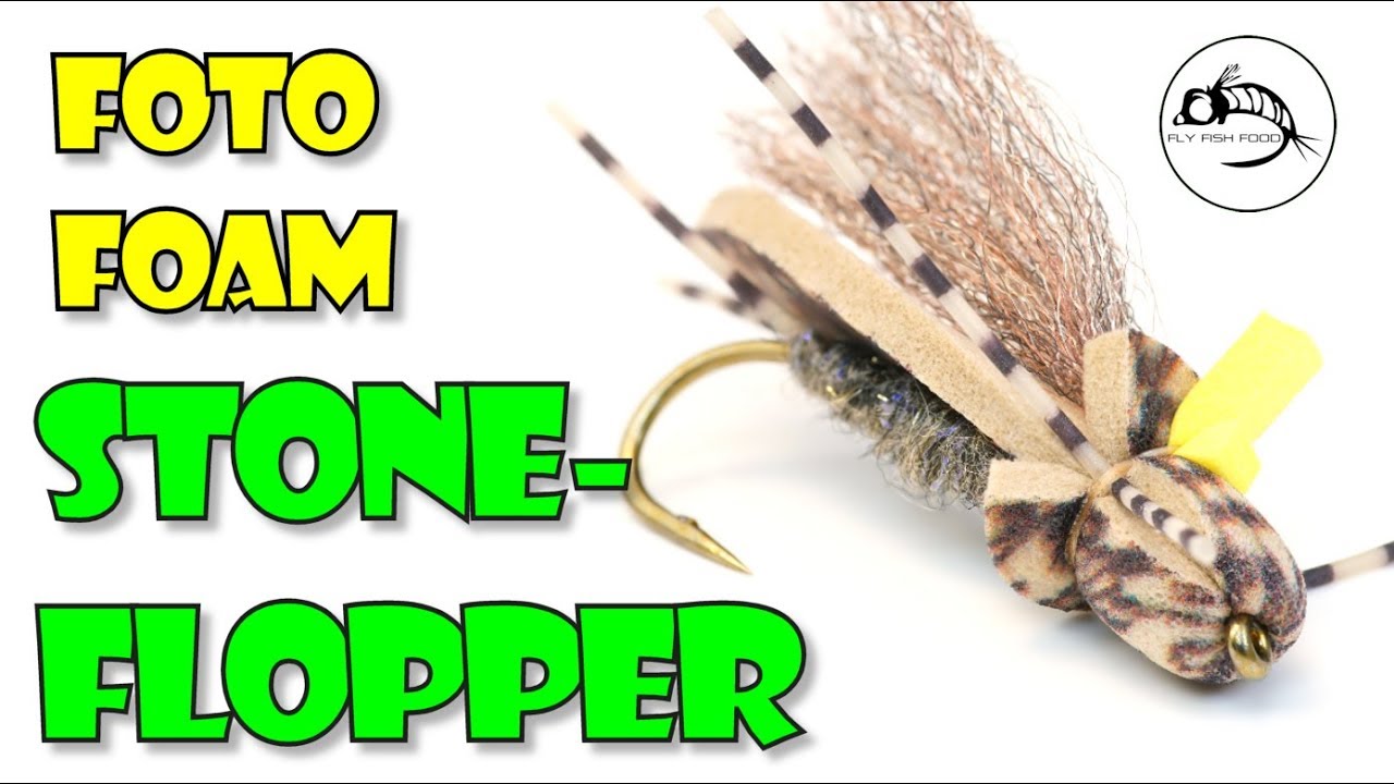 Fly Tying Tutorial: The Stoneflopper - STONEFLY & Hopper Fly Pattern