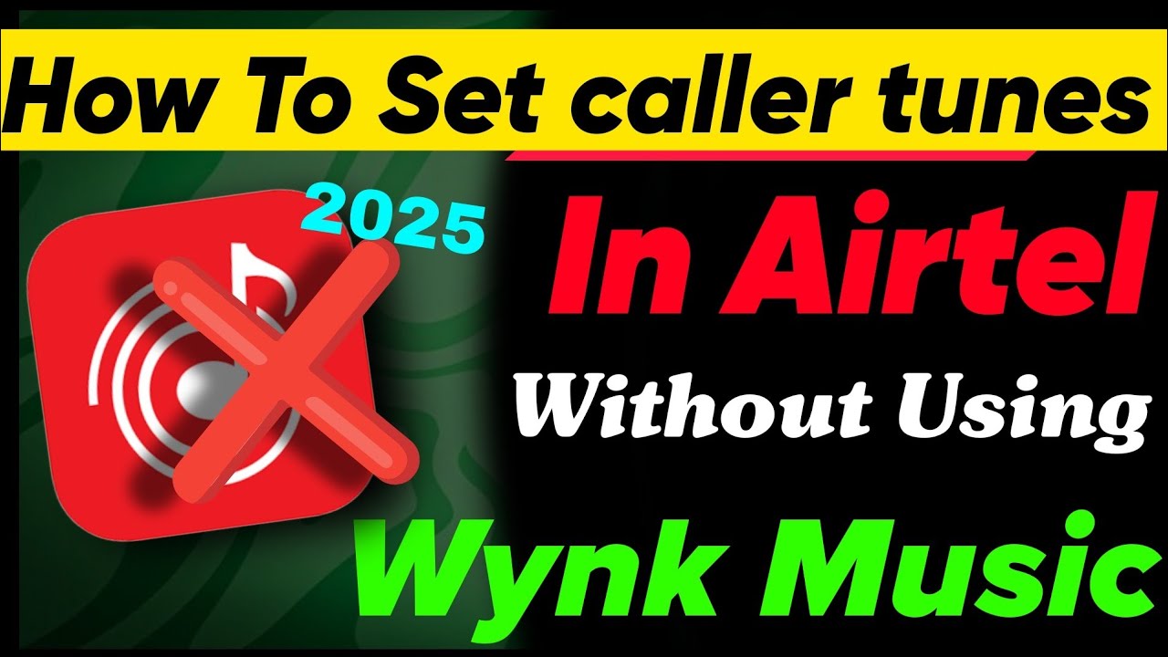 Как настроить мелодию звонка в Airtel без Wynk Music | Как настроить мелодию звонка в Airtel в 20...