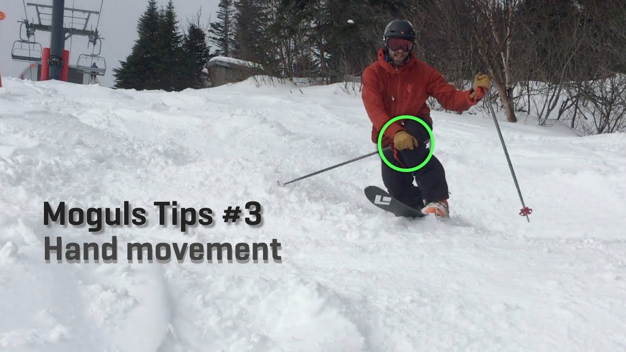 How to Telemark in moguls - part 3 - Tips on Pole Plant