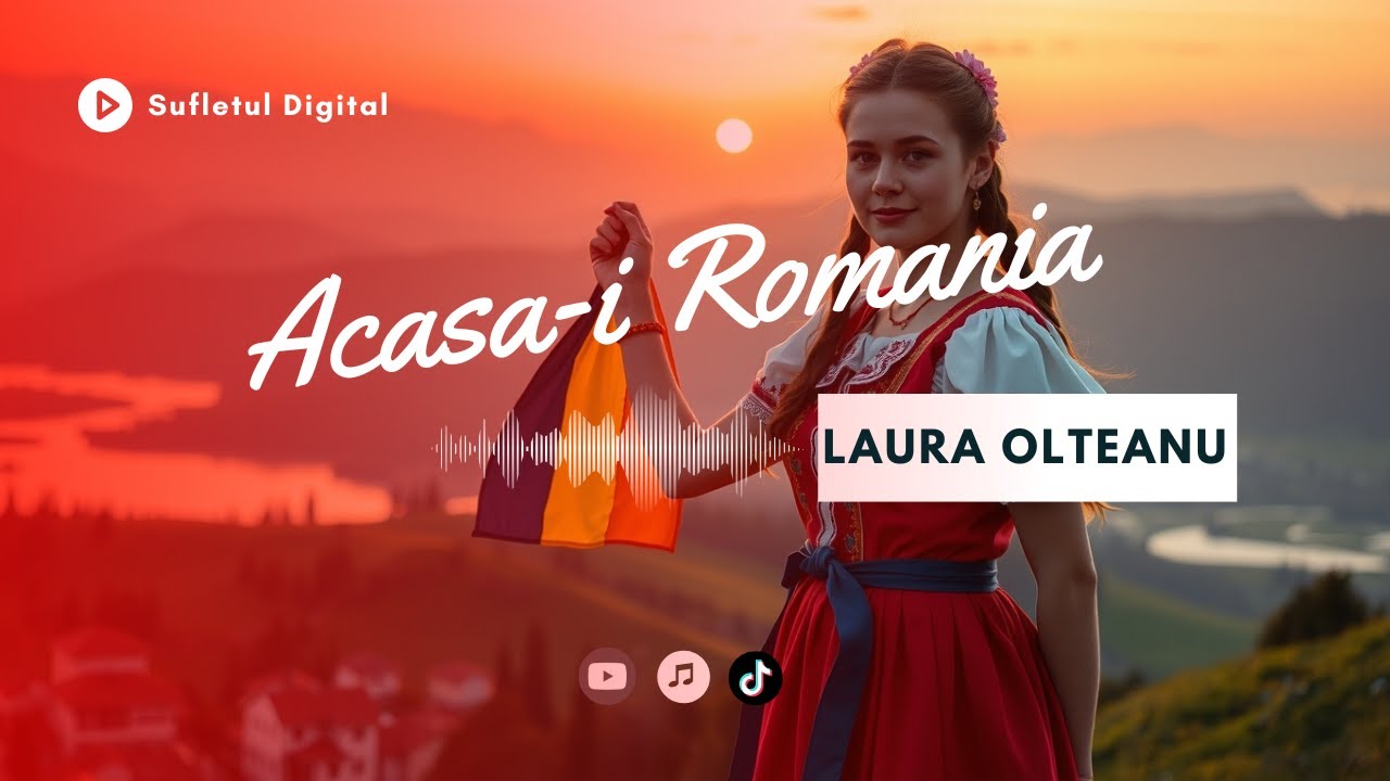 O melodie pentru diaspora - Laura Olteanu &ndash; Acasă-i Rom&acirc;nia (Remix 2025) 🇷🇴🔥