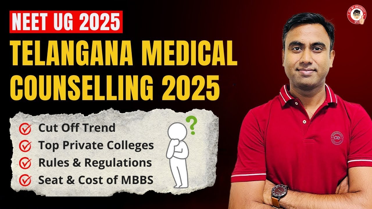 Telangana NEET UG 2025 Counselling Rules | Cut-Off Trends, Seats, Fees & Best Private Colleges 2025