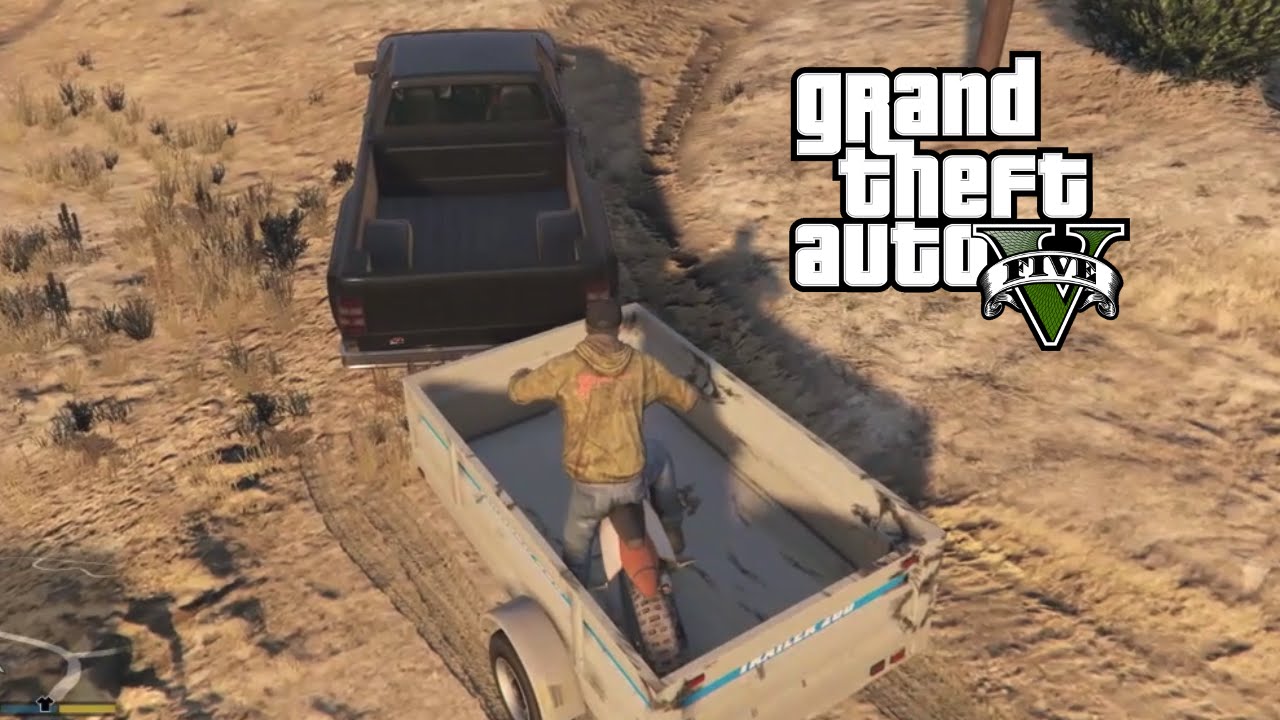 GTA 5 - Going to the Motocross Track