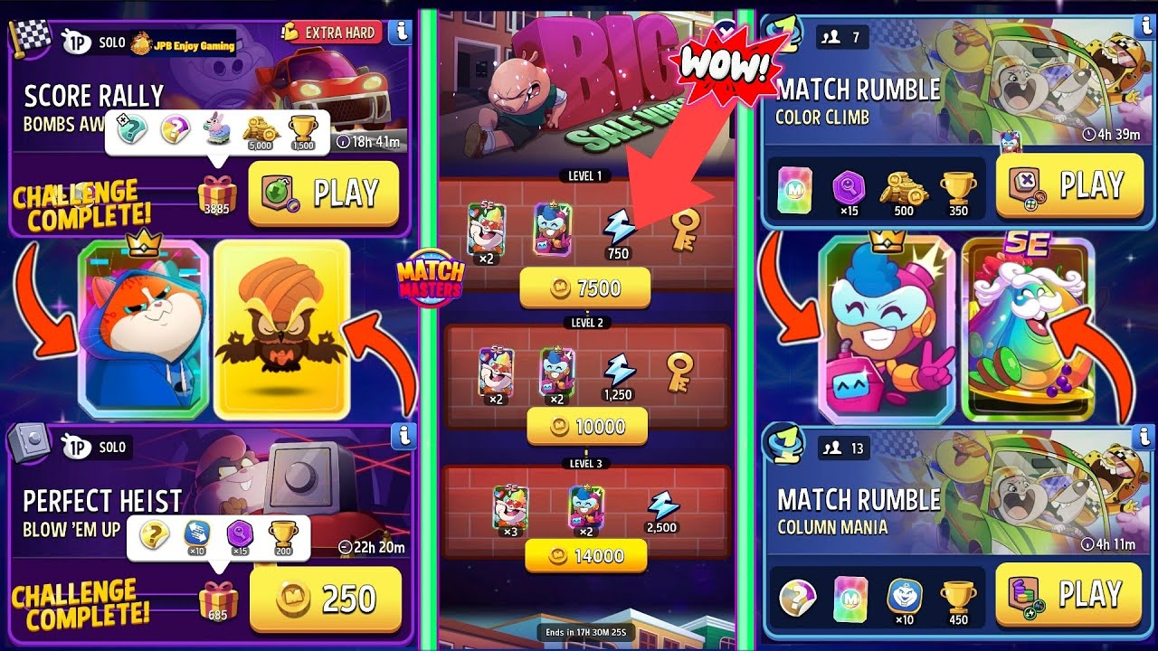 BIG SALE!/(2 Solo+2 Rumble) Blow'Em Up/(HARD)Bombs Away+Rainbow🌈/Color Climb/ Column Mania 