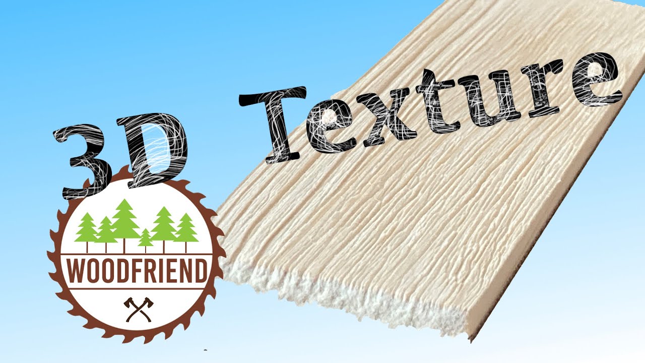 Give wood a 3D texture, just brush it..