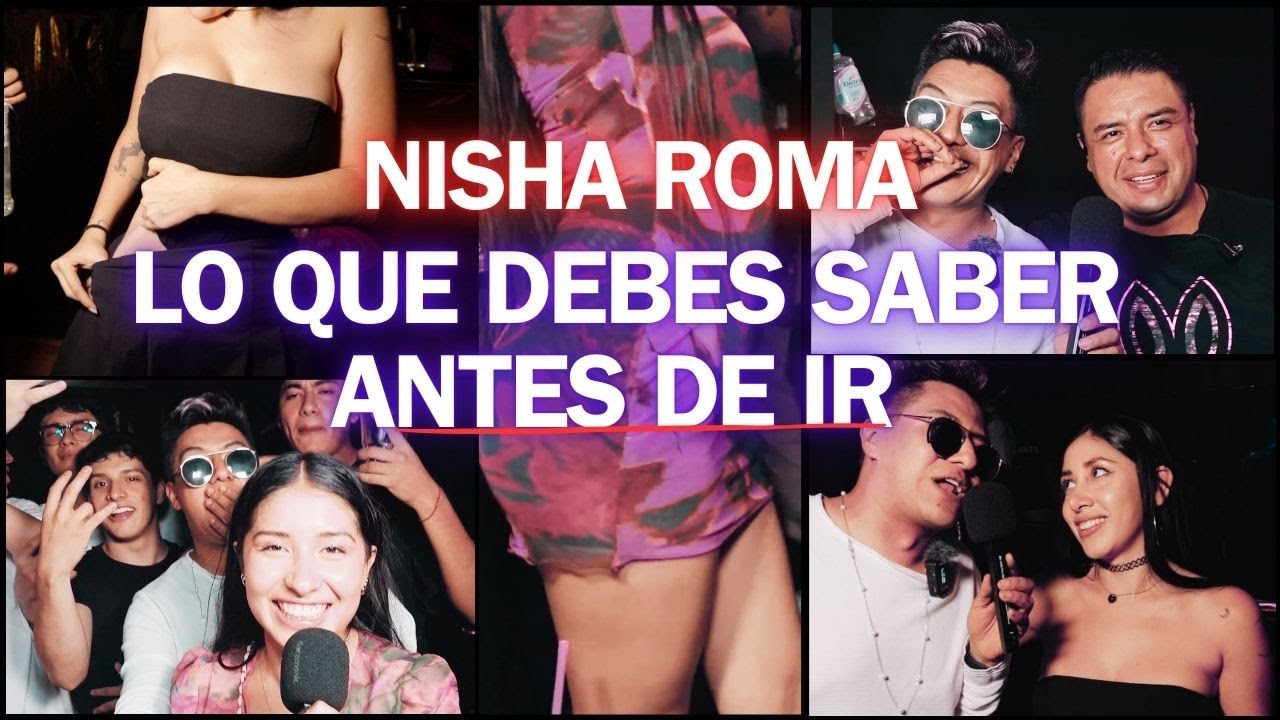 NISHA ROMA🔥 DEBES SABER ESTO ANTES DE IR🧐FABRICIO VALDEZ