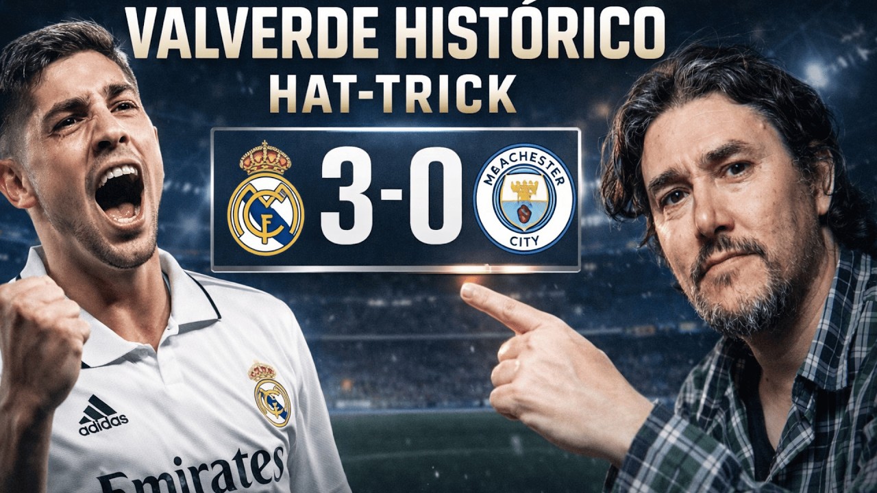 VALVERDE DESTROZA al CITY | Real Madrid 3-0 Manchester City