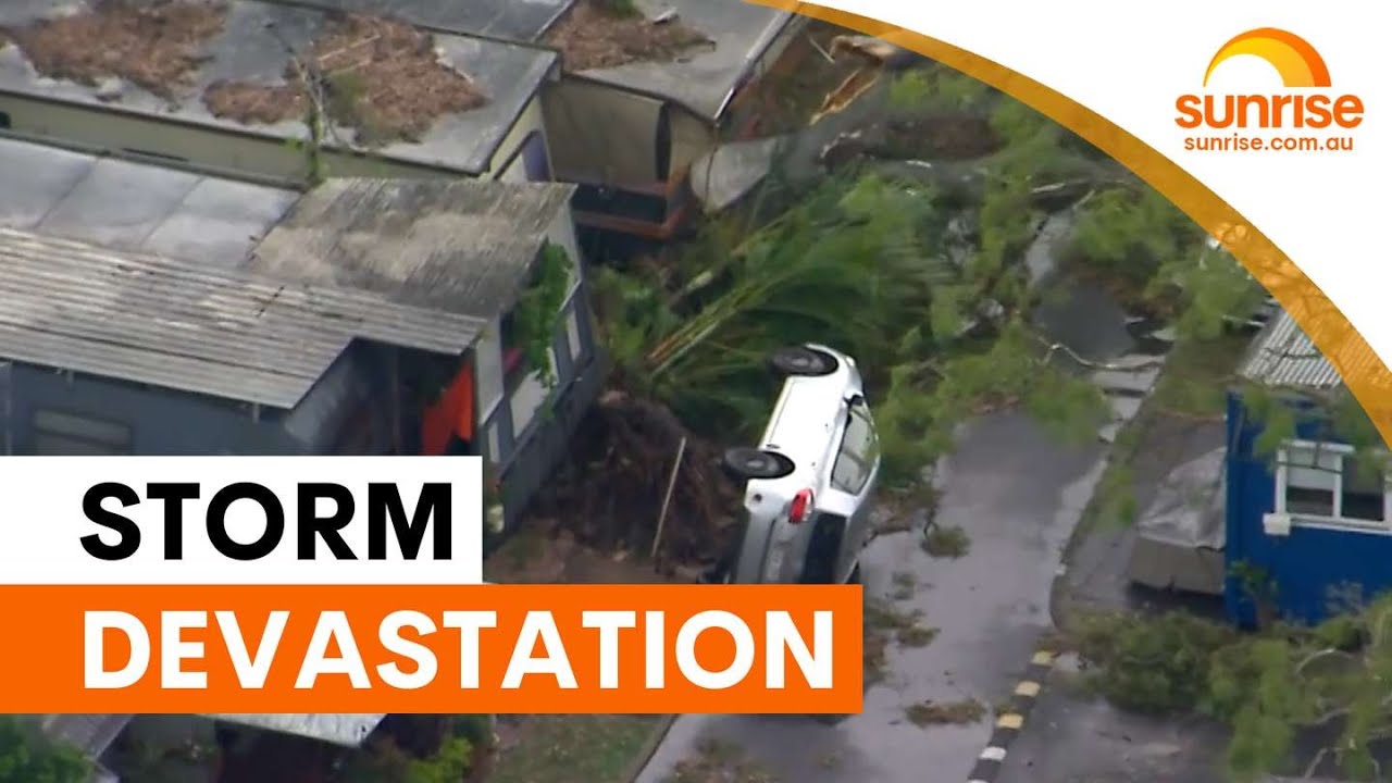 Cyclone storms devastate Bribie Island | Sunrise