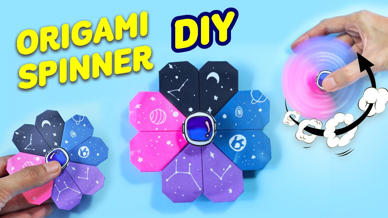 Origami Galaxy Spinner (No bearing)