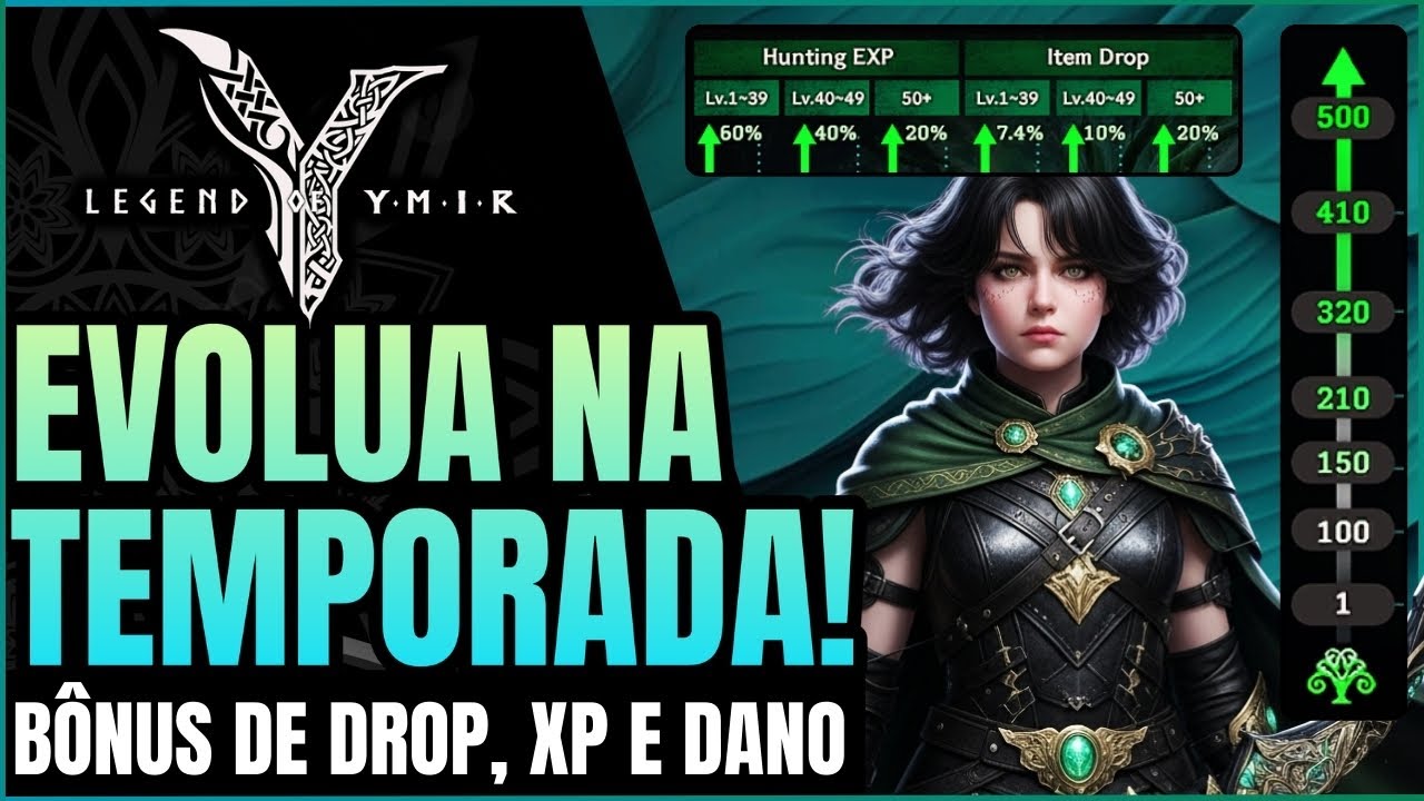 🚀 EVOLUA ABSURDAMENTE R&Aacute;PIDO &ndash; Nova Temporada de Desenvolvimento no LEGEND OF YMIR